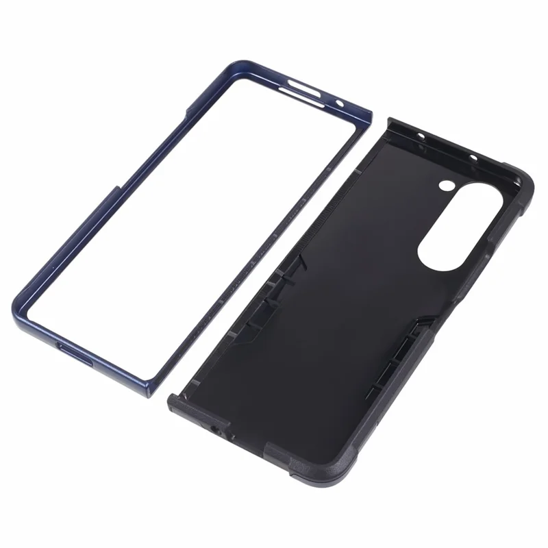 For Samsung Galaxy Z Fold6 5G Case Hybrid Drop Protection PC+TPU Phone Cover - Blue