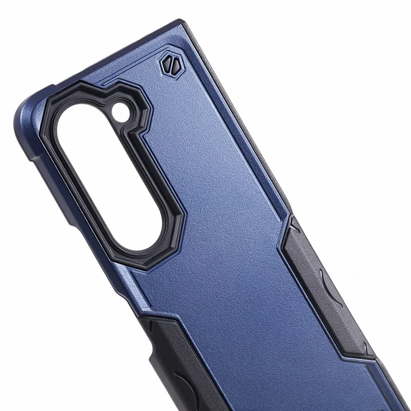 For Samsung Galaxy Z Fold6 5G Case Hybrid Drop Protection PC+TPU Phone Cover - Blue
