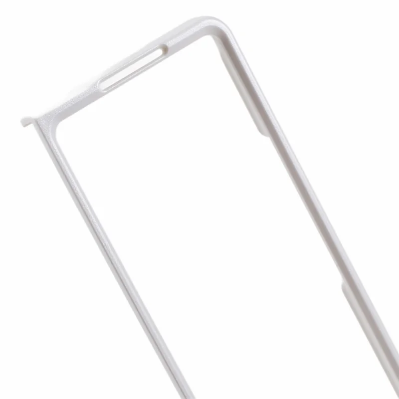 Pour Samsung Galaxy Z Fold6 5G Case Hybrid Drop Protection pc + Tpu Téléphone - Blanc