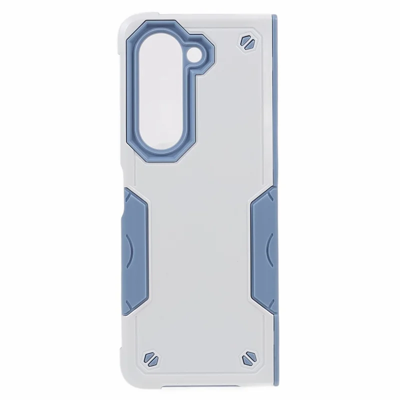 Pour Samsung Galaxy Z Fold6 5G Case Hybrid Drop Protection pc + Tpu Téléphone - Blanc