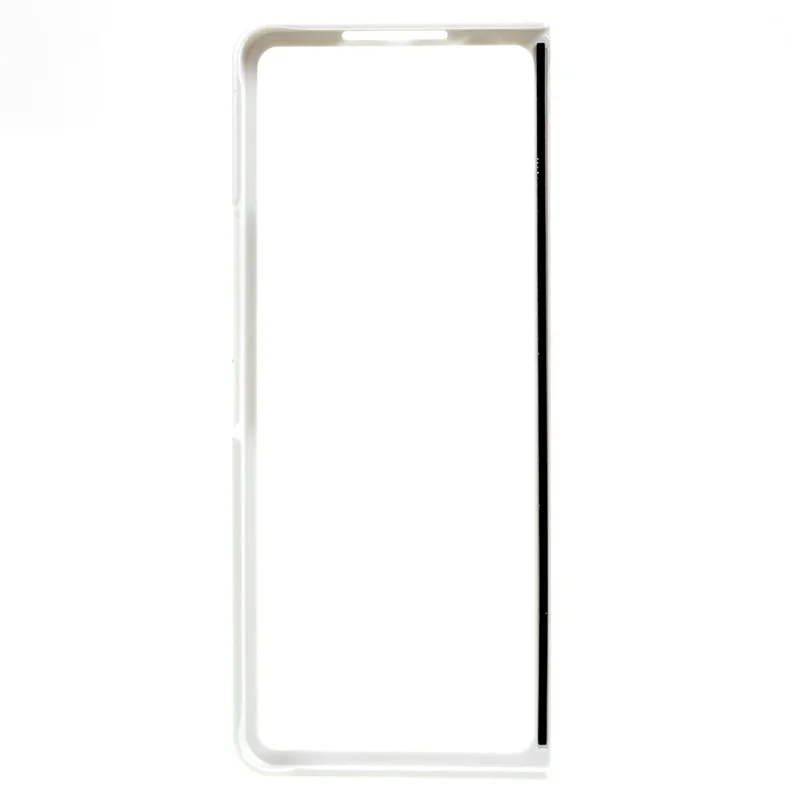 Pour Samsung Galaxy Z Fold6 5G Case Hybrid Drop Protection pc + Tpu Téléphone - Blanc