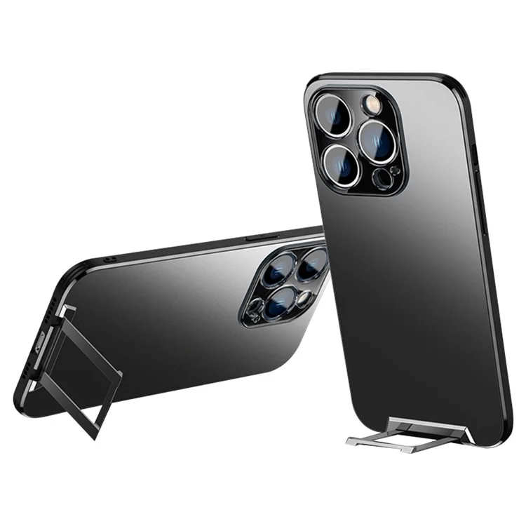 Étui à L'épreuve Des Chocs Pour Iphone 13 Pro 6.1 Pouces Anti-Fall Téléphone TPU Acrylique Hard PC Phone Protector - le Noir