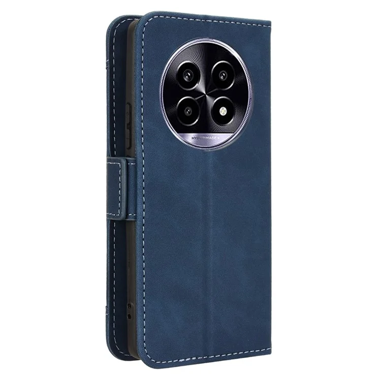 Para Realme 13 Pro+ 5G / 13 Pro 5G Case de Cuero Tapa de la Billetera Con Múltiples Ranuras Para Tarjetas - Azul