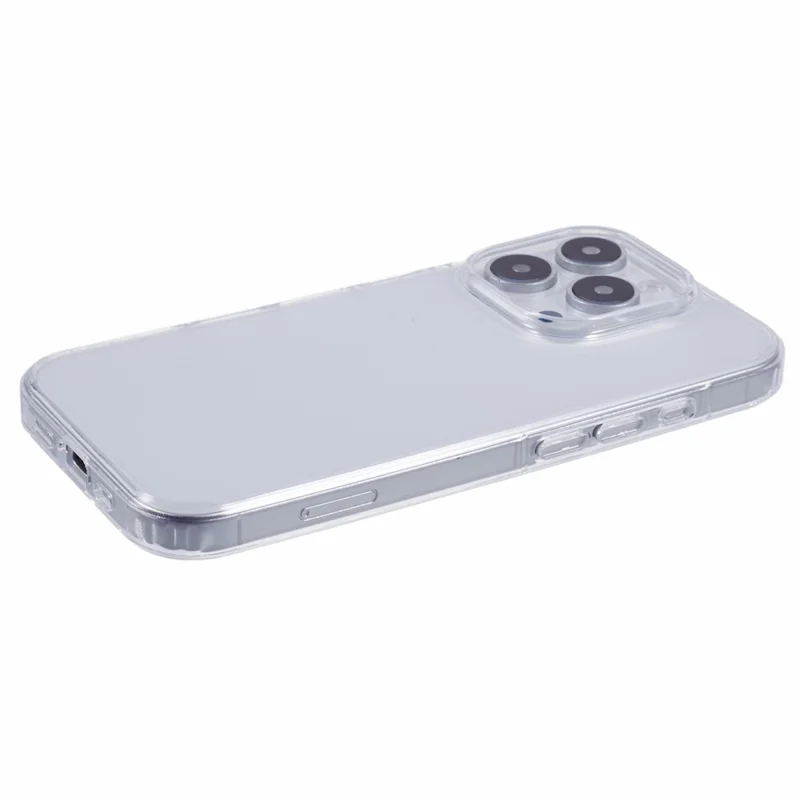 Niveau x Pour Iphone 16 Pro Max Case Anti-Scratch pc + Tpu Matte Couverture - Transparent
