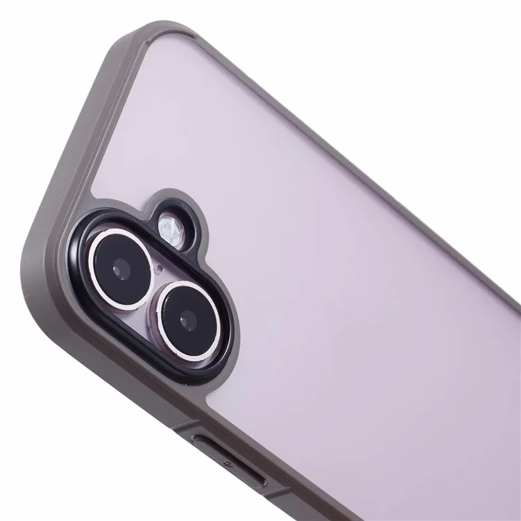 X-level Für Iphone 16 Plus Case Anti-kratzer-pc+tpu-matte Telefonabdeckung - Grau