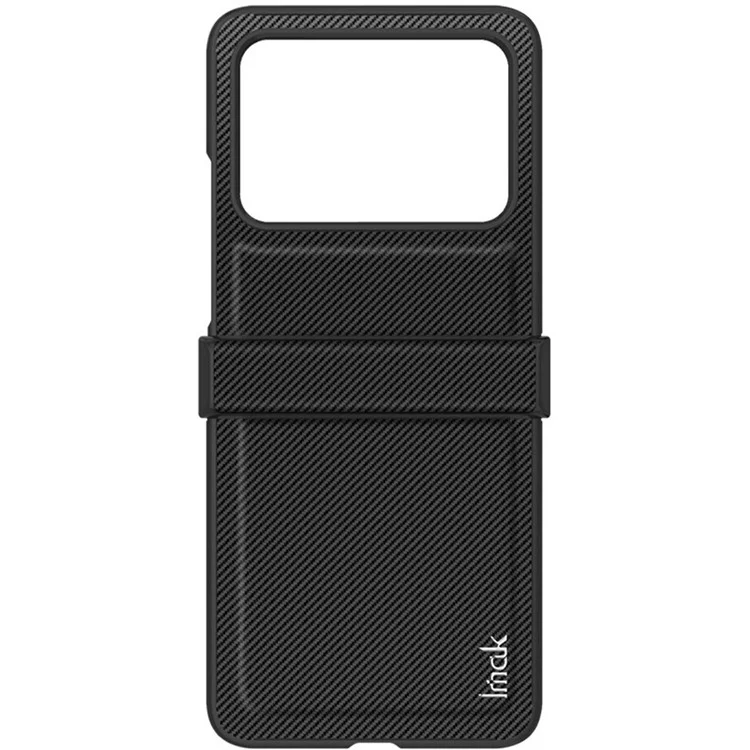 IMAK Ruiyi Series para Huawei nova Flip 5G Case Fibra de Carbono Couro+PC Capa de Telefone