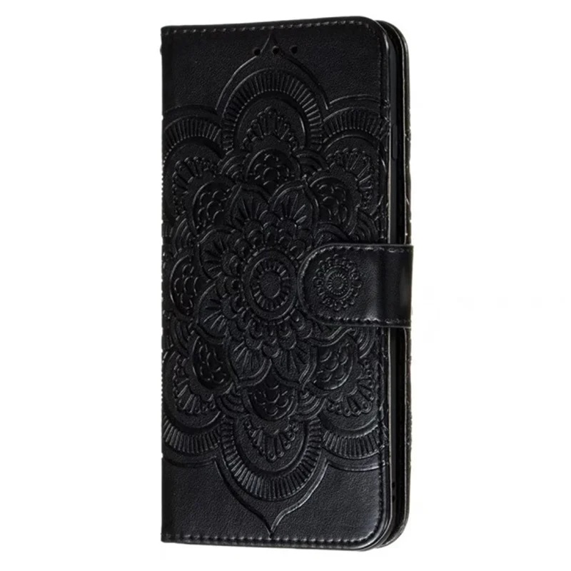 Для Iphone 16 Pro Case Cute Leather Mandala. - Черный