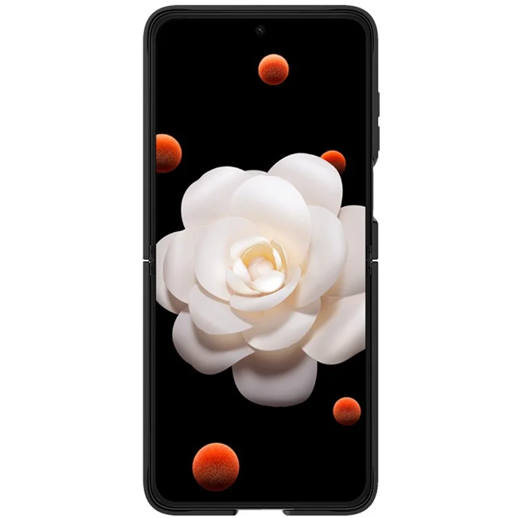 IMAK Ruiyi Series per Honor Magic V Flip 5G Case Fibra di Carbonio Pelle+PC Custodia per Telefono