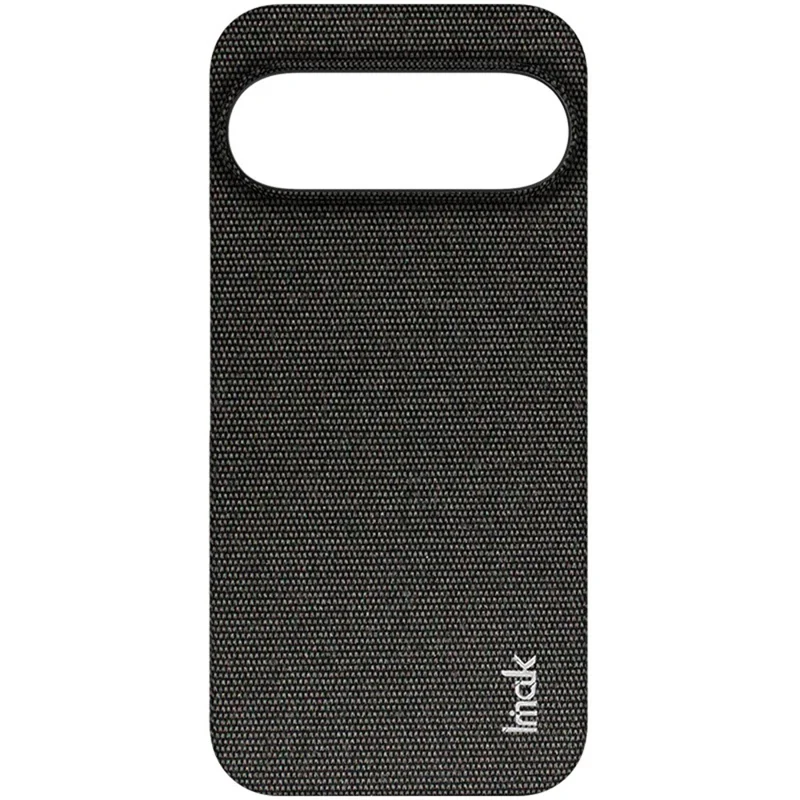 IMAK Ruiyi Serie für Google Pixel 9 Pro XL Case Classic Fabric Texture Leather +PC Phone Cover - Schwarz