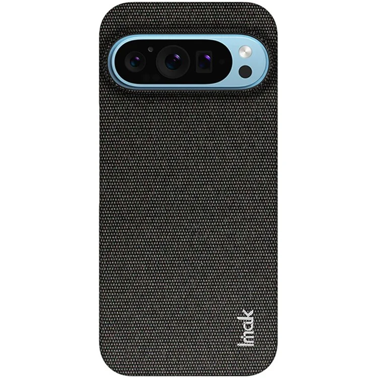 IMAK Ruiyi Serie für Google Pixel 9 Pro XL Case Classic Fabric Texture Leather +PC Phone Cover - Schwarz