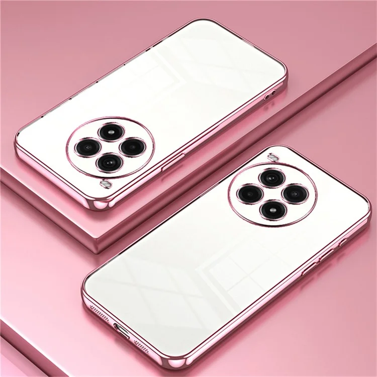 Für OnePlus Ace 3 Pro 5G Case Electroplating Frame Soft TPU -telefonabdeckung - Rosa