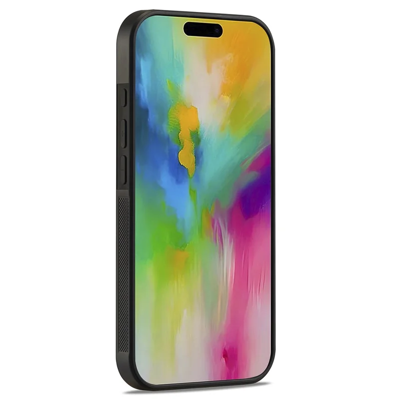 LC.IMEEKE voor iPhone 16 Plus hoesje Koolstofvezelstructuur Leer+TPU+EVA telefoonhoes