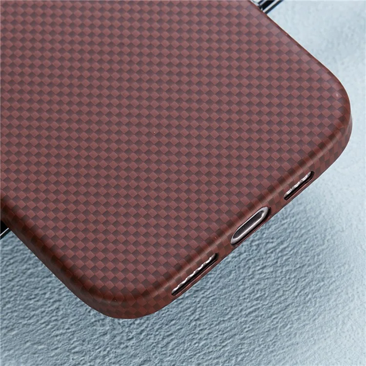 Nível x Para Iphone 16 Case Compatível Com Nanofibra de Carbono Magsafe+tampa do Telefone da Estrutura da Lente de Metal - Vermelho