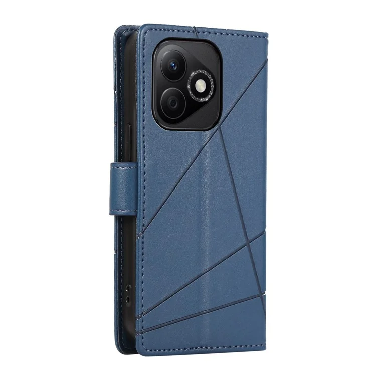 DF-06 Para Honra X60i 5G Case Casa Capa Linha Linha de Linha de Correta de Calura - Azul