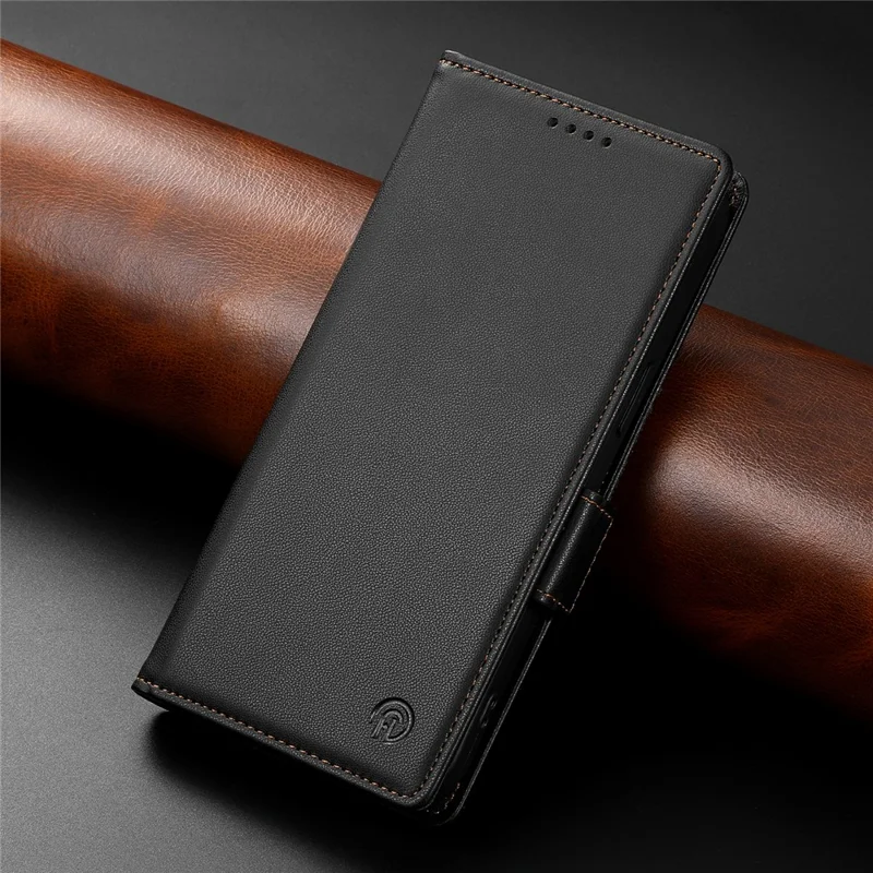 DF-010 For Honor 200 Lite Stand Case PU Leather Wallet Phone Cover - Black