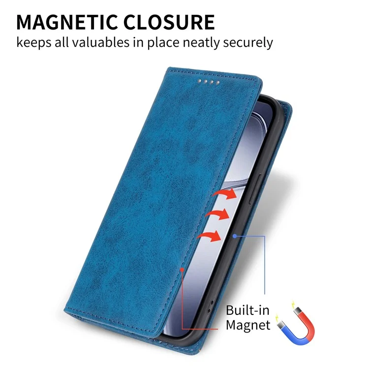 DF-05 Para Xiaomi Redmi K70 Ultra Wallet Case Rfid Bloqueo PU Cubierta de Teléfono de Cuero - Azul