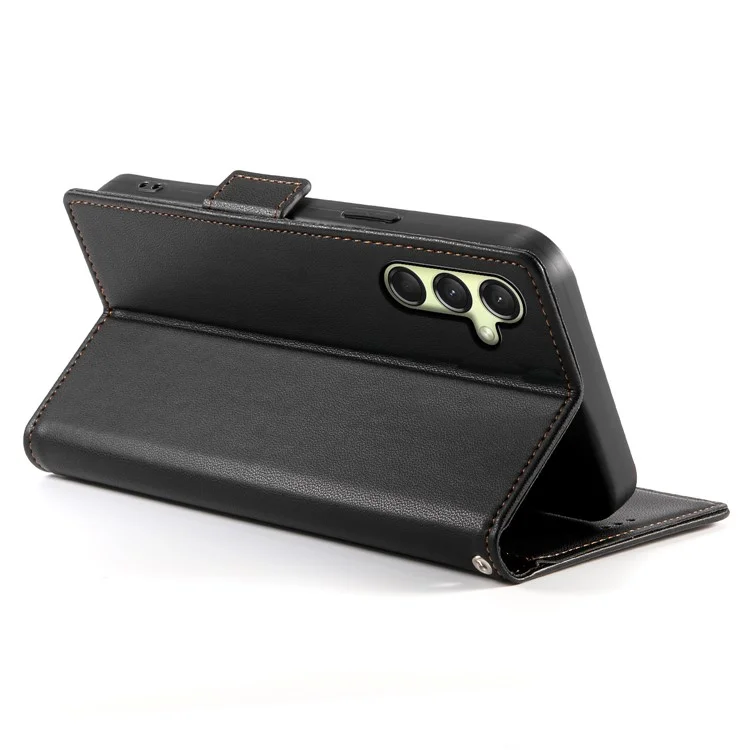 DF-010 Pour Samsung Galaxy A16 Stand Case pu Leather Wallet Téléphone - Noir