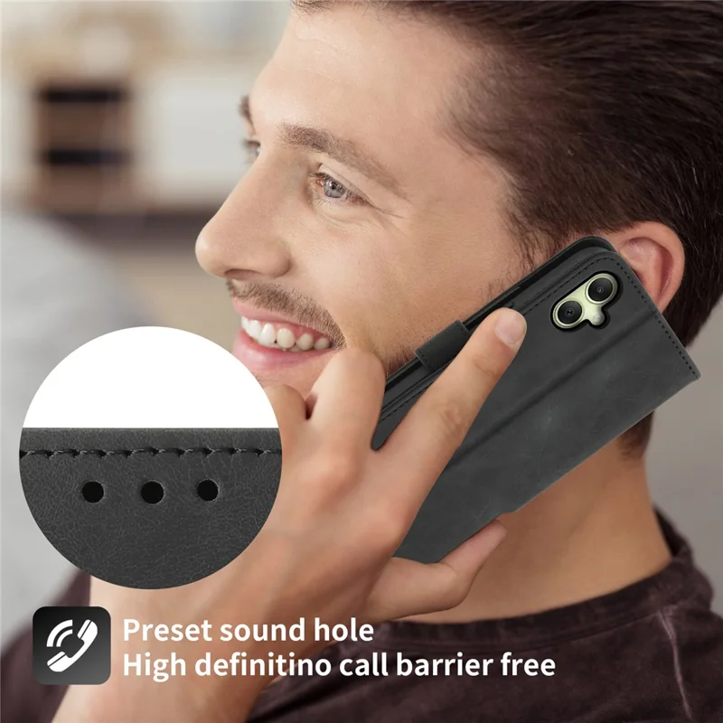 Для Samsung Galaxy A06 Case Flower Patter - Черный