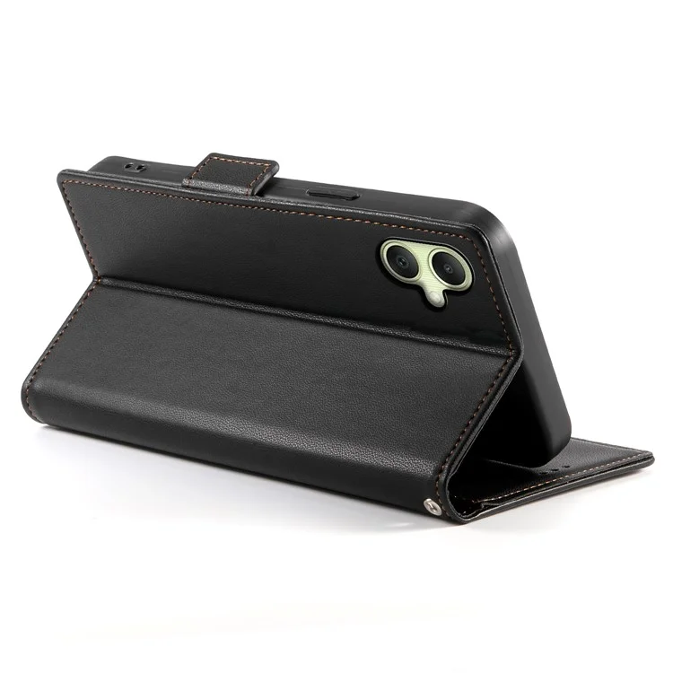 DF-010 Pour Samsung Galaxy A06 Stand Case pu Leather Wallet Téléphone - Noir