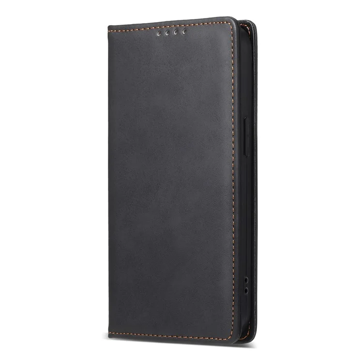 DF-05 Für Realme GT 6 5G Wallet Case RFID Blockierende Pu-leder-telefonabdeckung - Schwarz
