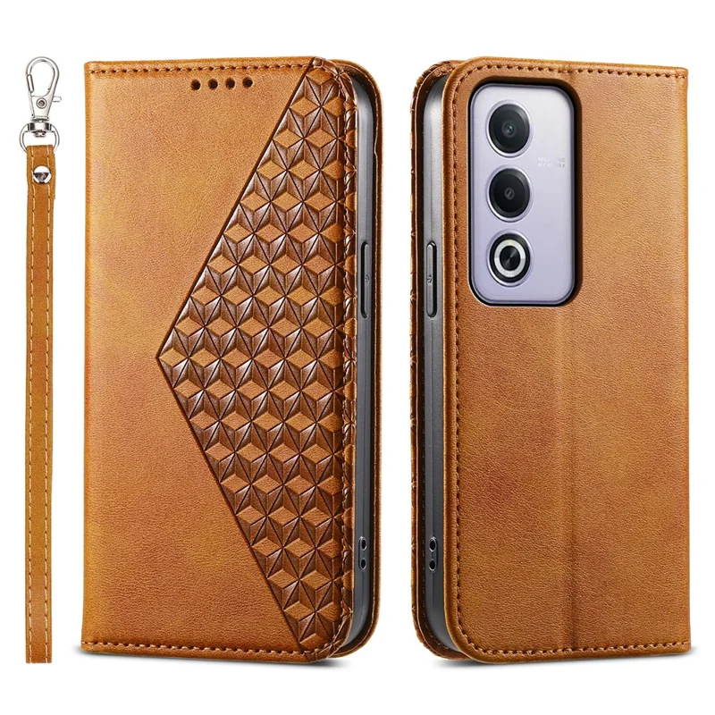 For Oppo A3 Pro (Global) 5G Case Calf Texture PU Leather Phone Cover with Wallet - Yellow