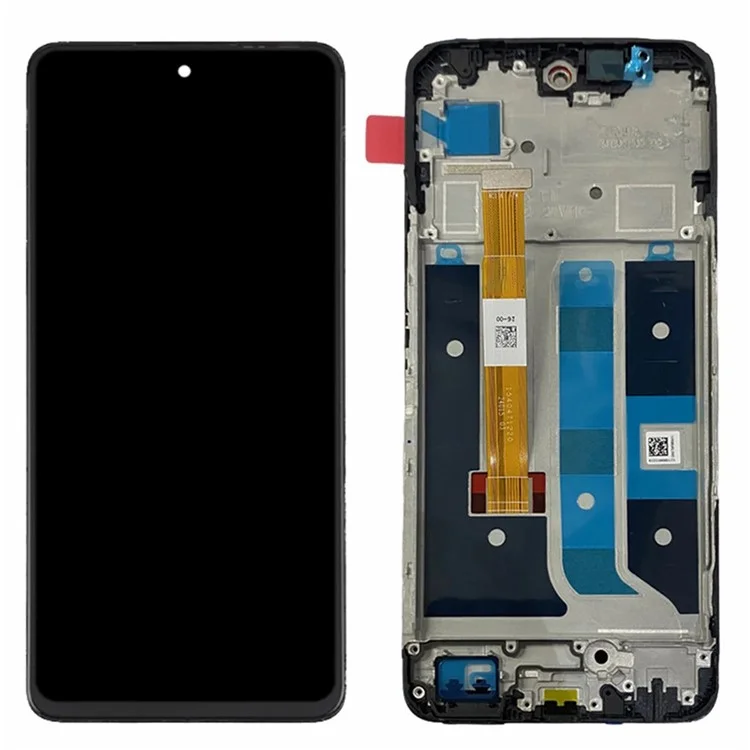Für Realme C67 5G OEM Grade S IPS LCD -bildschirm Und Digitalisiererbaugruppe + Rahmenteil (ohne Logo)