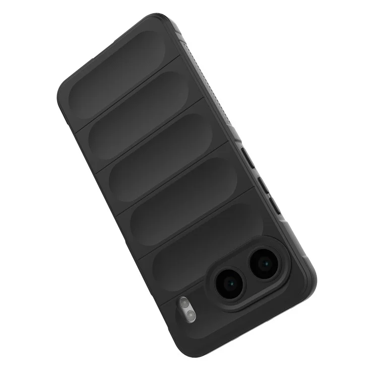 Для чехла OnePlus Nord 4 Anti-Drop Soft TPU Rugged Phone Back Cover - Black
