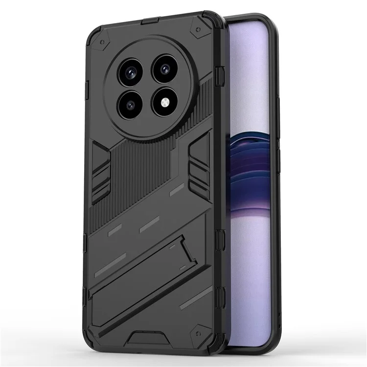 Для Realme 13 Pro 5G Case PC+TPU Shock -reseep Phone Cope с Kickstand - Черный
