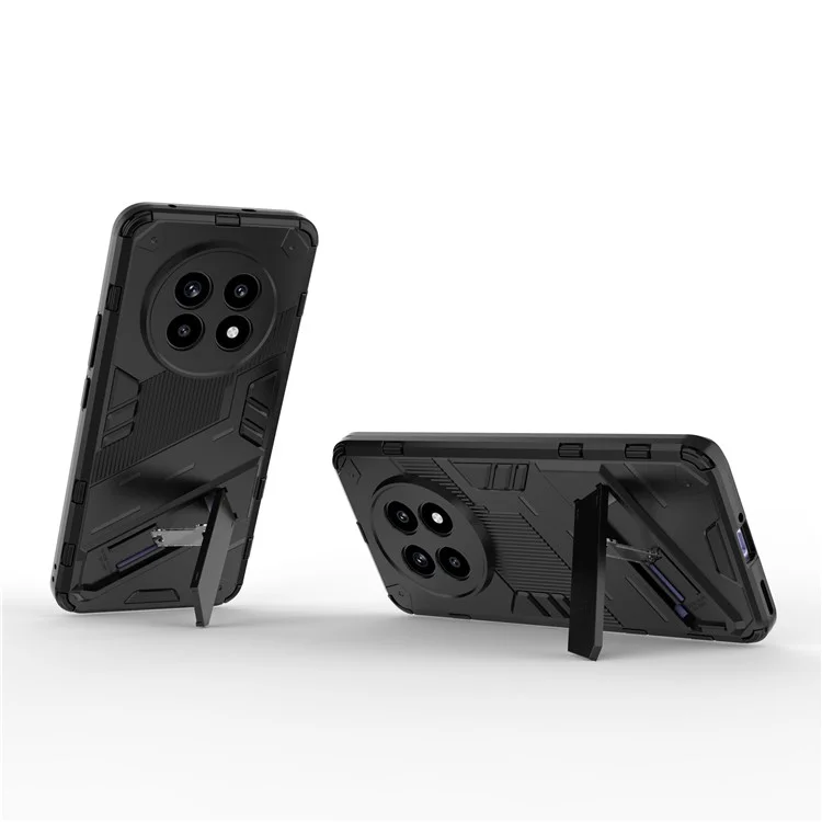 Для Realme 13 Pro 5G Case PC+TPU Shock -reseep Phone Cope с Kickstand - Черный