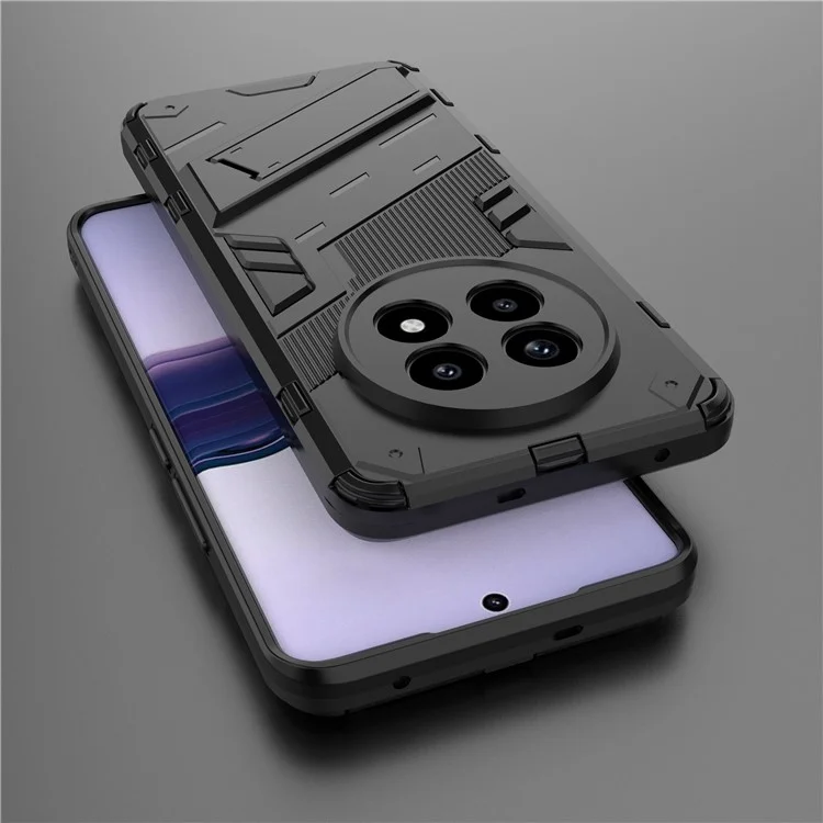 Для Realme 13 Pro 5G Case PC+TPU Shock -reseep Phone Cope с Kickstand - Черный