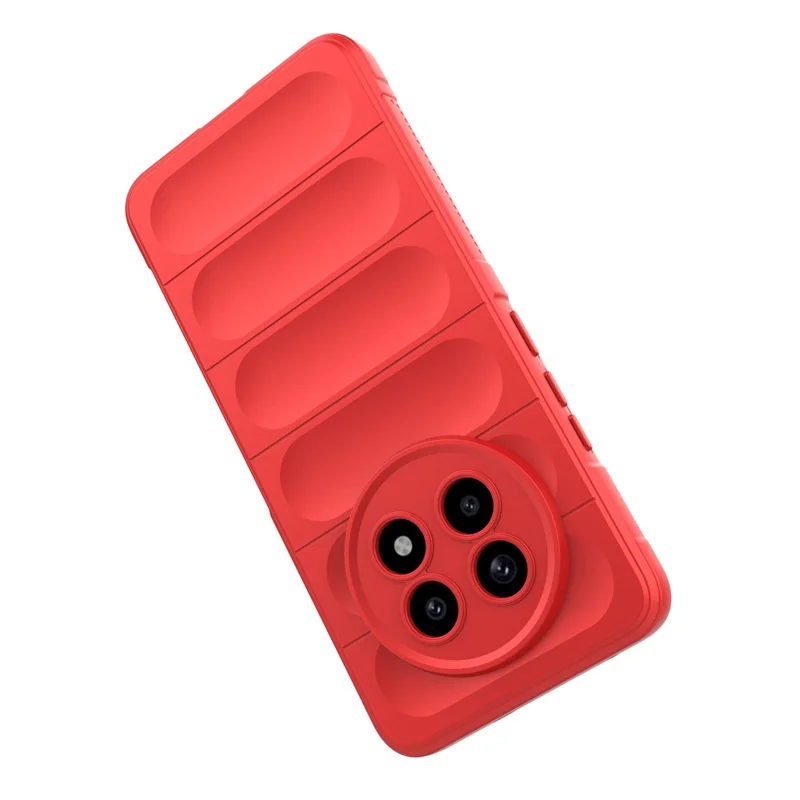 For Realme 13 Pro 5G (Global) / 13 Pro+ 5G (Global) Case Anti-Drop Soft TPU Rugged Phone Back Cover - Red
