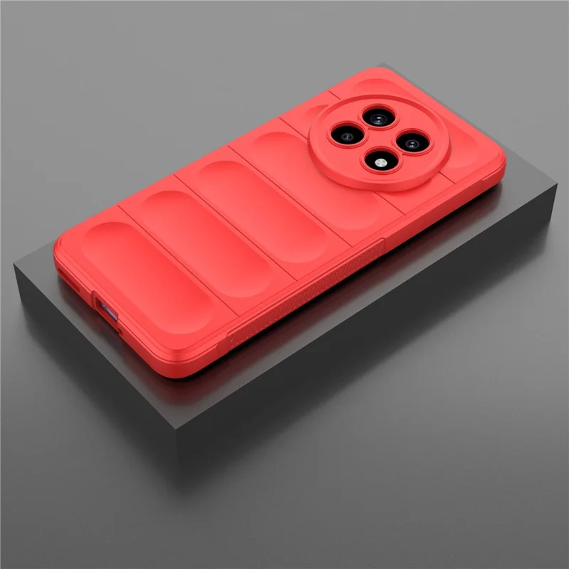 For Realme 13 Pro 5G (Global) / 13 Pro+ 5G (Global) Case Anti-Drop Soft TPU Rugged Phone Back Cover - Red