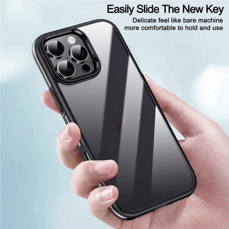 Ipaky For Iphone 16 Pro Обълектирующие TPU Case Shocbable Shock -reseep Phone Cover - Титановое Золото