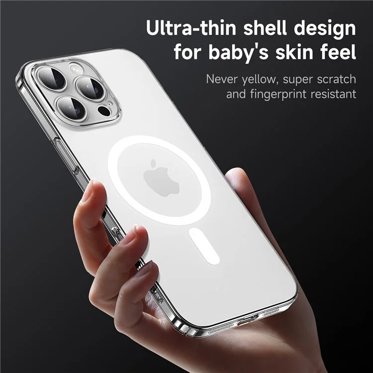 Sulada Для Iphone 16 Pro Case, Совместимый с Magsafe PC+TPU Matte Translucent Back Cover
