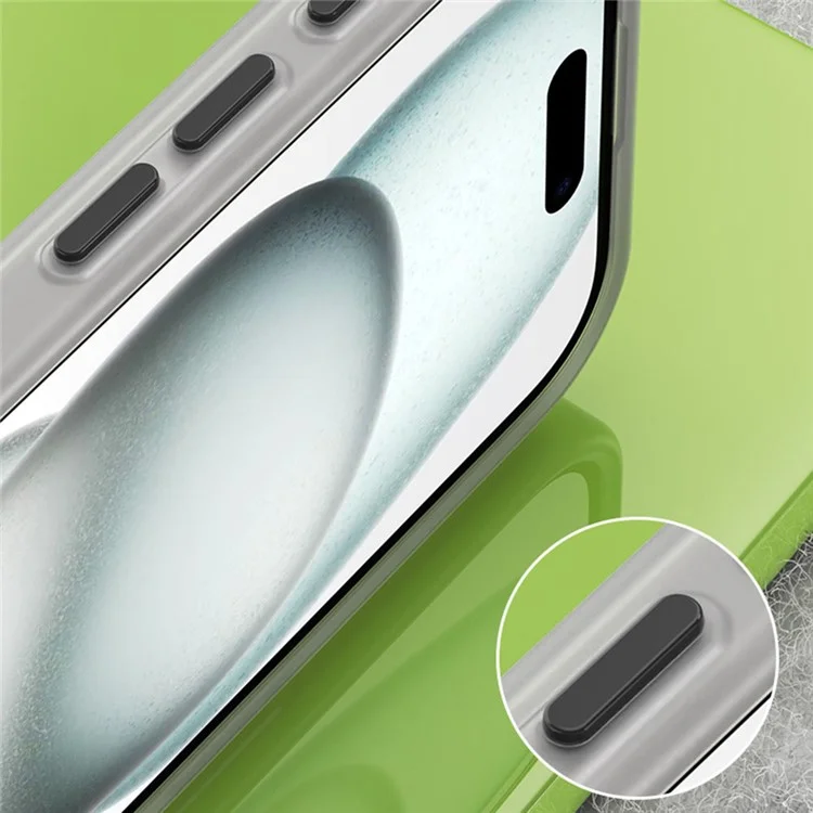 Für iPhone 16 Case kompatibel mit MagSafe Skin-Touch PC+TPU Matter Handyhülle - Orange