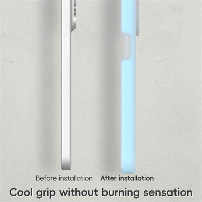 For iPhone 16 Magnetic Case Liquid Silicone Shockproof Phone Cover - Mint Green