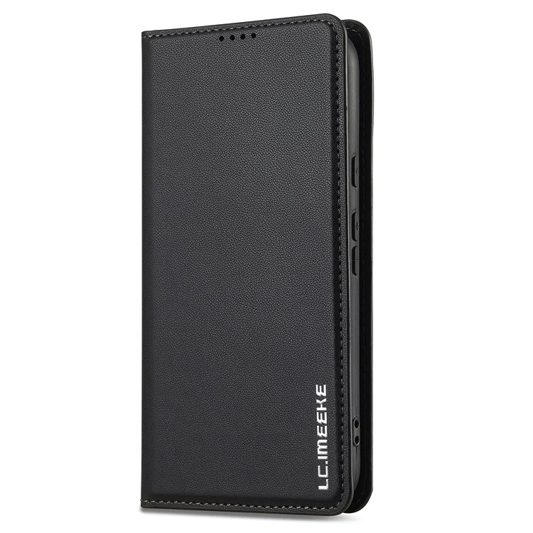 Lc. Serie Imeeke L1 Para Google Pixel 8 Case PU Leather Willet Stand Cover Protective Teléfono - Negro