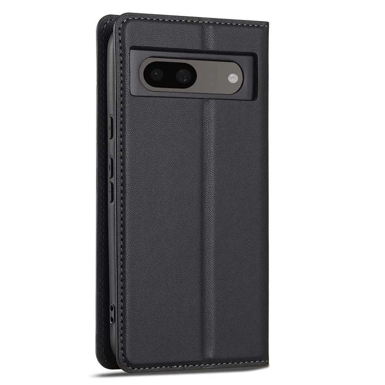 Lc. Serie Imeeke L1 Para Google Pixel 8 Case PU Leather Willet Stand Cover Protective Teléfono - Negro