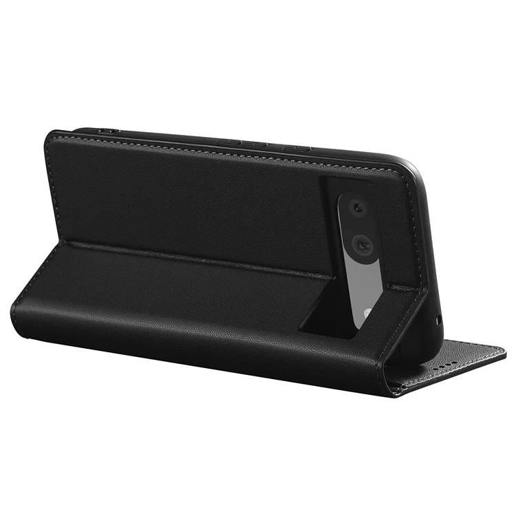 Lc. Serie Imeeke L1 Para Google Pixel 8 Case PU Leather Willet Stand Cover Protective Teléfono - Negro