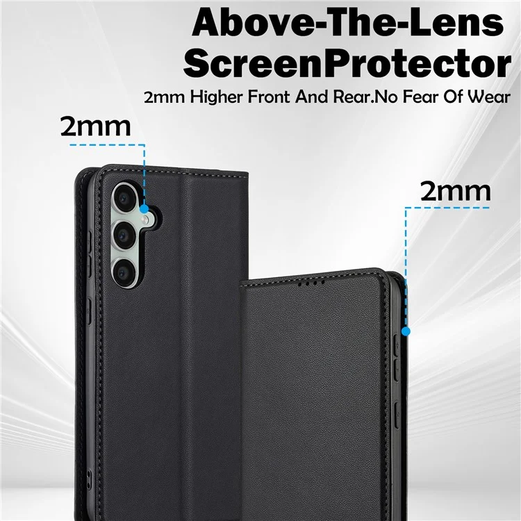 Lc. Серия Imeeke L1 Для Samsung Galaxy S23 fe Case Cue pu - Черный