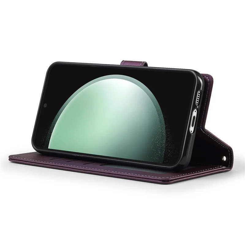 LC.IMEEKE Serie L2 per Samsung Galaxy A35 5G Custodia in pelle PU Portafoglio Copertina magnetica staccabile - Viola