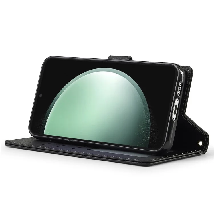 LC.IMEEKE Série L2 para Samsung Galaxy A15 4G / 5G Capa Carteira de Couro PU Destacável Magnética - Preto