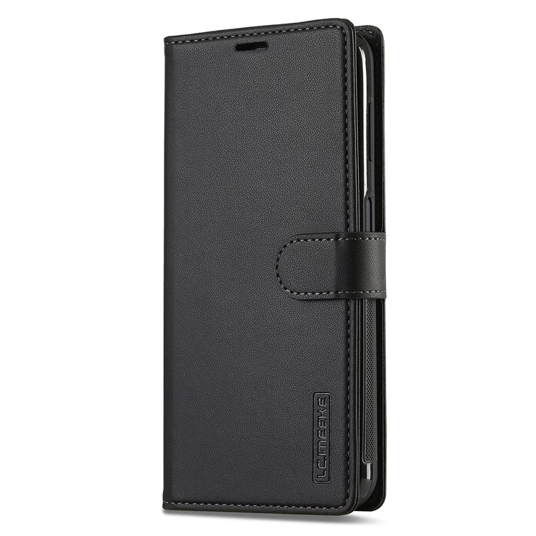 LC.IMEEKE L2 Series for Samsung Galaxy A34 5G Case PU Leather Wallet Detachable Magnetic Phone Cover - Black