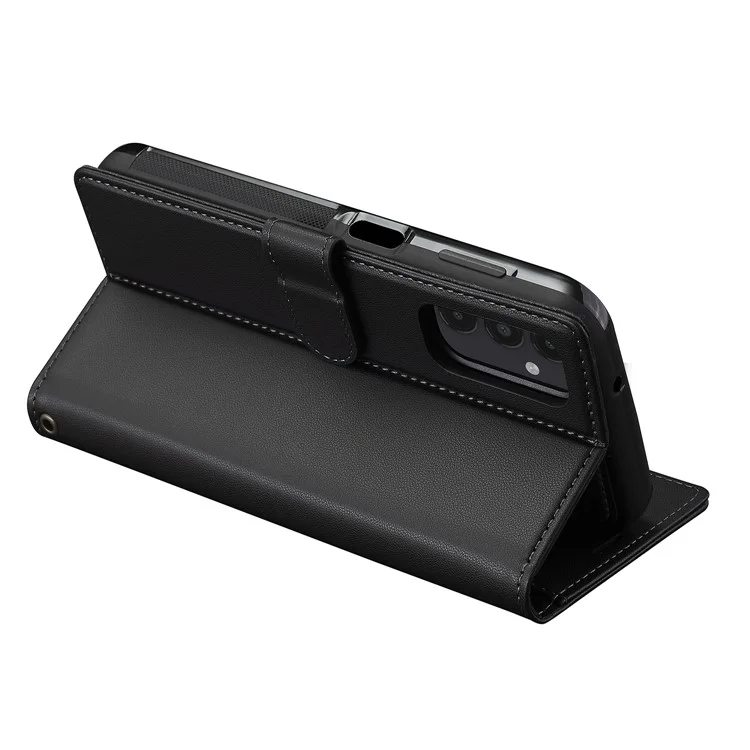 LC.IMEEKE L2 Series for Samsung Galaxy A34 5G Case PU Leather Wallet Detachable Magnetic Phone Cover - Black