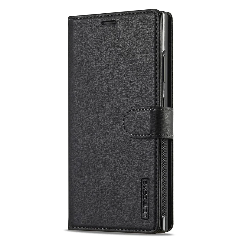 LC.IMEEKE L2 Series para Samsung Galaxy S23 Ultra Capa de Carteira de Couro PU Destacável com Capa Magnética - Preto