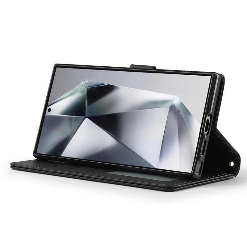 LC.IMEEKE L2 Series para Samsung Galaxy S23 Ultra Capa de Carteira de Couro PU Destacável com Capa Magnética - Preto