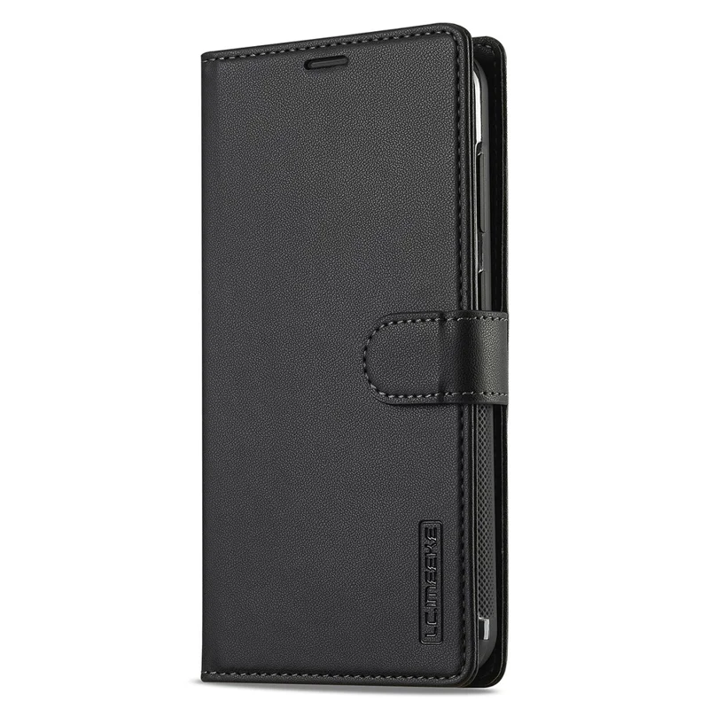 LC.IMEEKE L2 Series for Samsung Galaxy S24 Case PU Leather Wallet Detachable Magnetic Phone Cover - Black