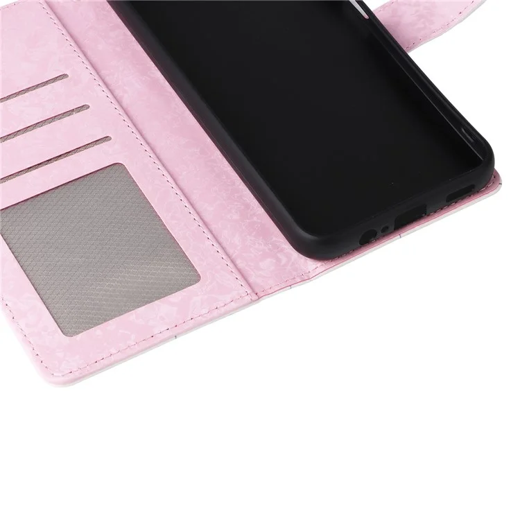 Para Samsung Galaxy A16 5G / A16 4G Case RFID Blocking Flower Leather Phone Cover - Butterfly Flower