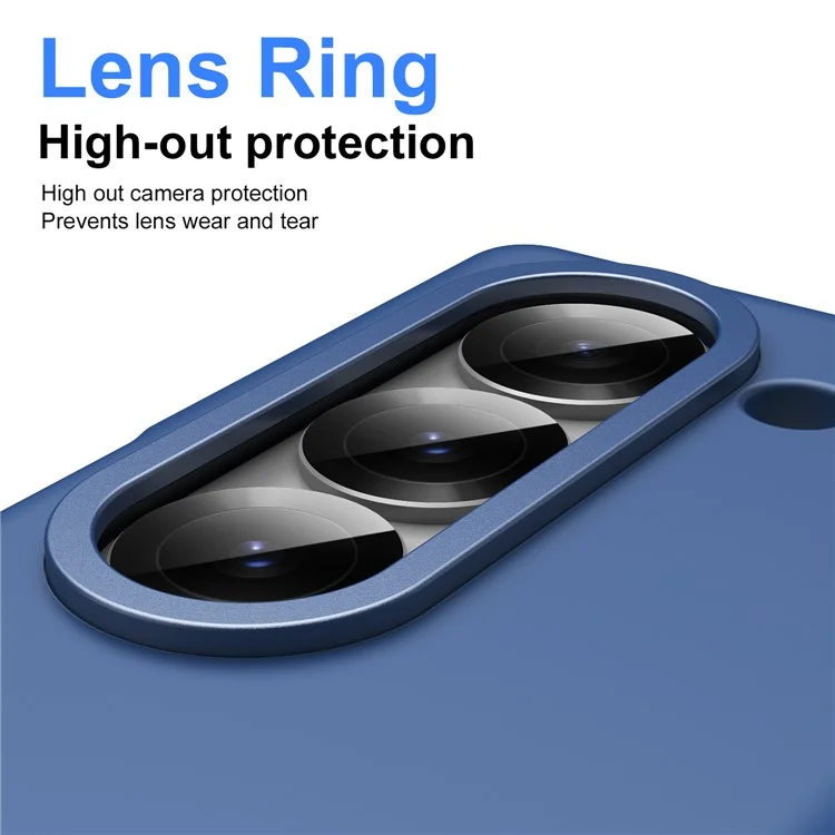 Para Samsung Galaxy Z Fold5 Case 5G Cubierta de Teléfono de PC Duro Con Película de Vidrio Templado y Lápiz - Zafiro