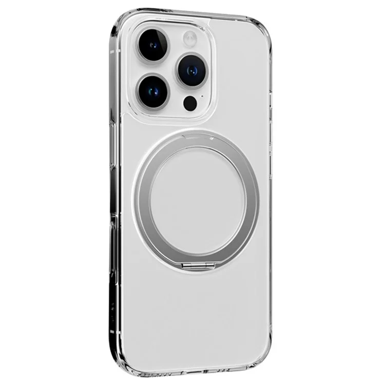 Rock For Iphone 16 Pro Kickstand Case Compatible Con Tpu Magsafe TPU+PC Back Tapa
